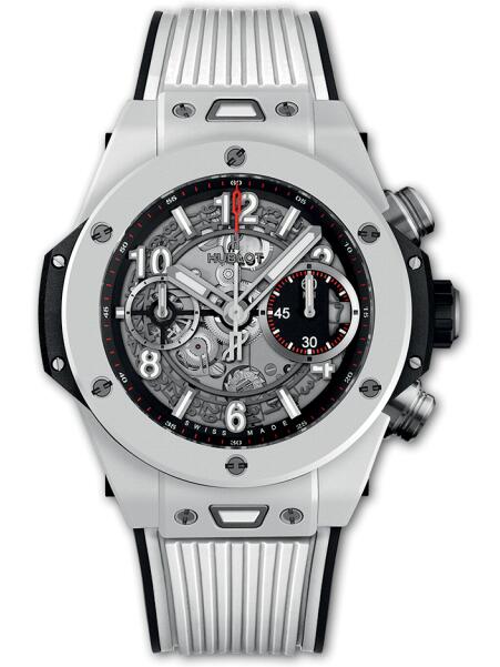 Fake Hublot Big Bang Unico 42 mm White Ceramic 441.HX.1170.RX watches for sale